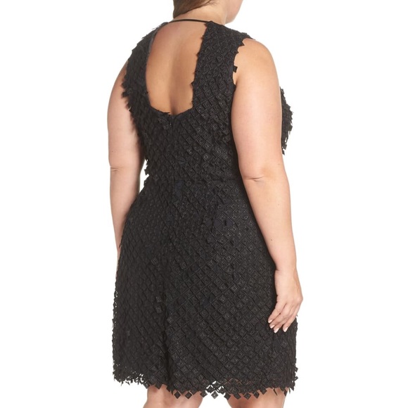 💎🆕 Cooper St Curvy ♡ Diamond 3D Mini Dress ♡ Blk - Picture 2 of 8